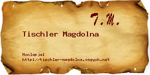 Tischler Magdolna névjegykártya
